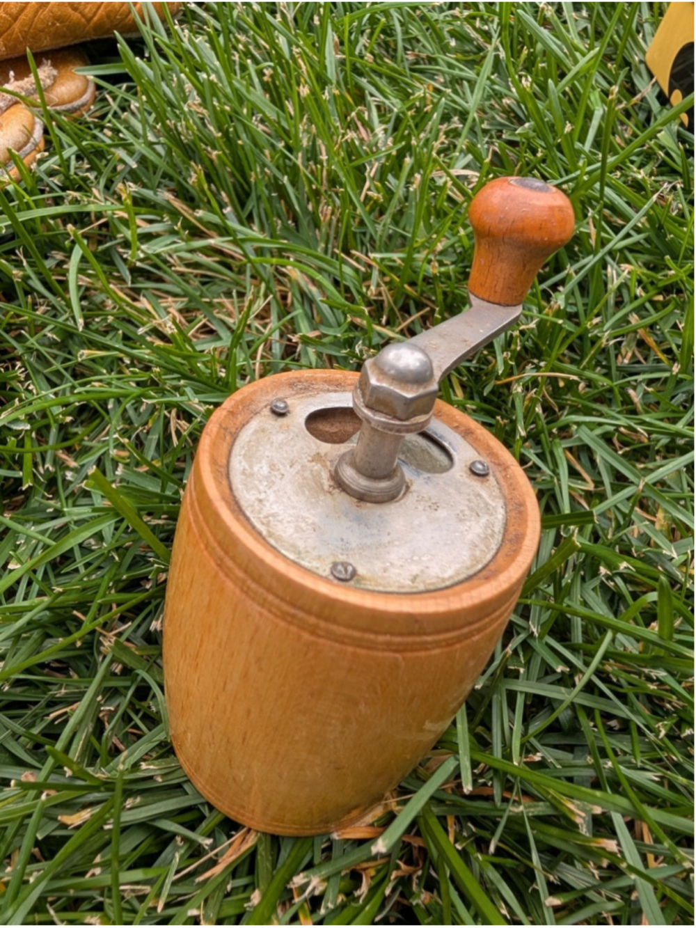 Zassenhaus (maybe) Manual Hand Crank Wood Grinder Mill Brown Made in Germany
